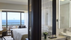 Insulated Glass Blinds and Mirror located in the Superior Suite